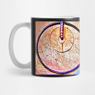 mod deco pearl gold geometric design Mug